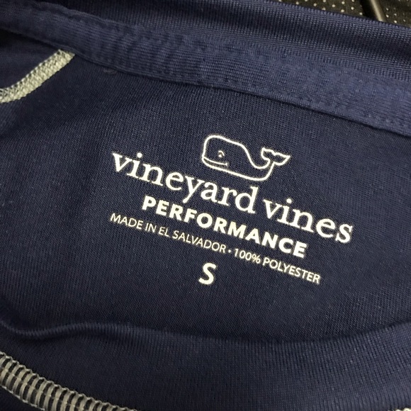 Vineyard Vines Blue Size Small Men’s Performance Long Sleeve Shirt - Picture 7 of 7